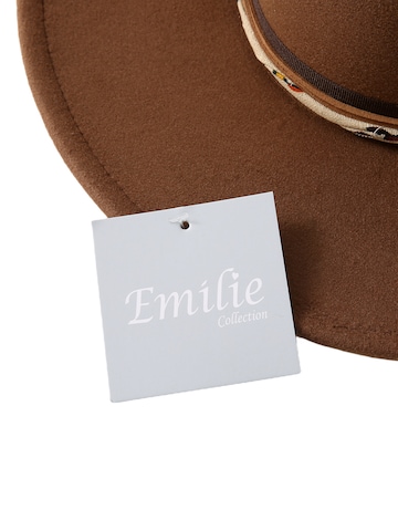 Emilie collection Hat 'Fedora' in Brown