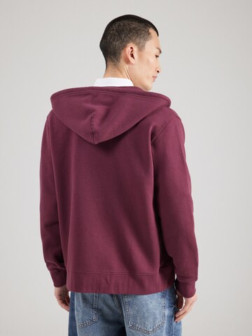 LEVI'S ® Sweatjacke in Rot: Rückseite