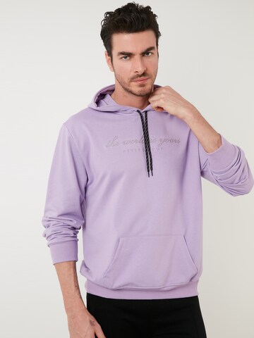 Pull-over Buratti en violet : devant