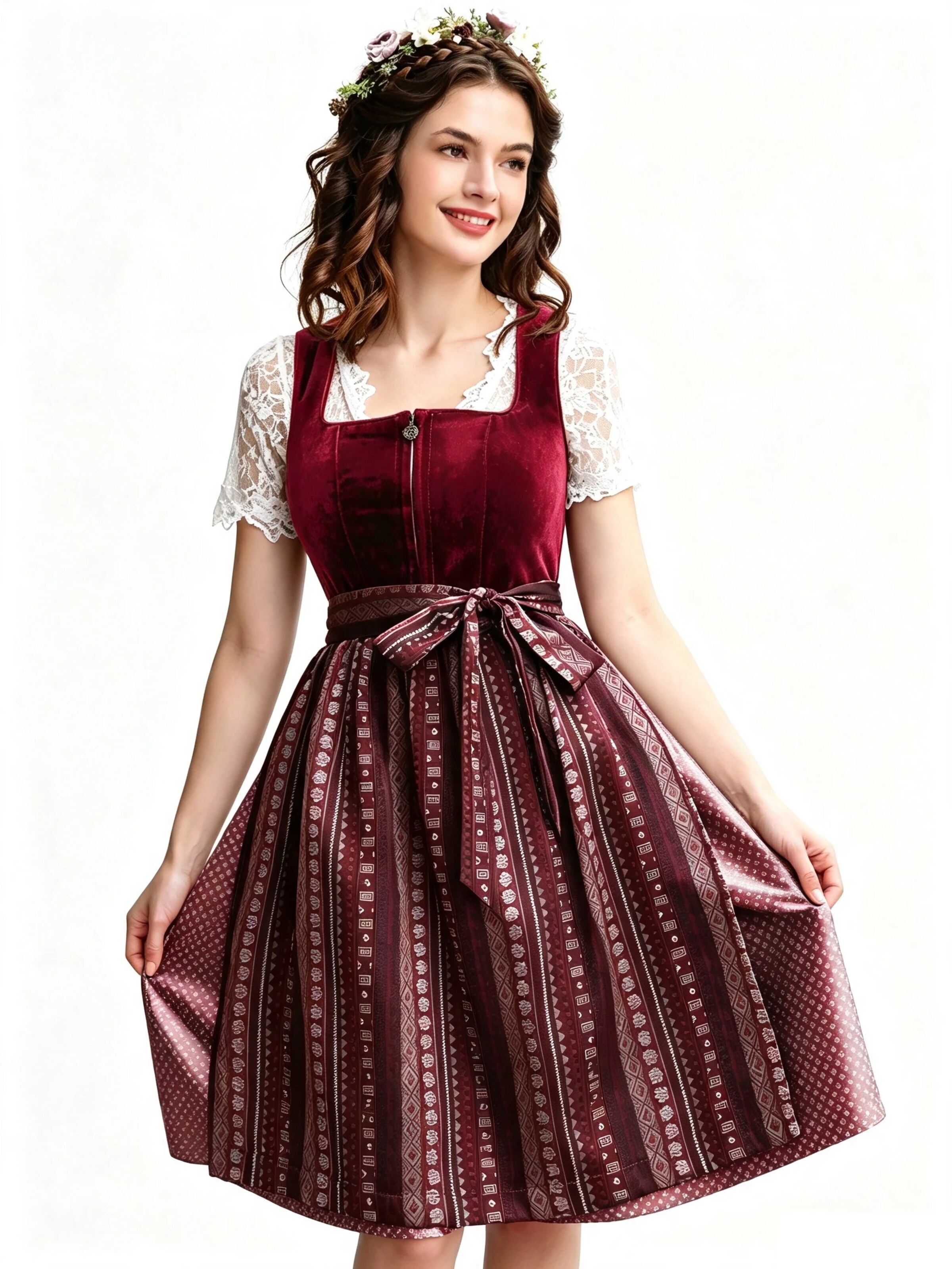 KoJooin Kleid‌ in Rot: Vorderseite