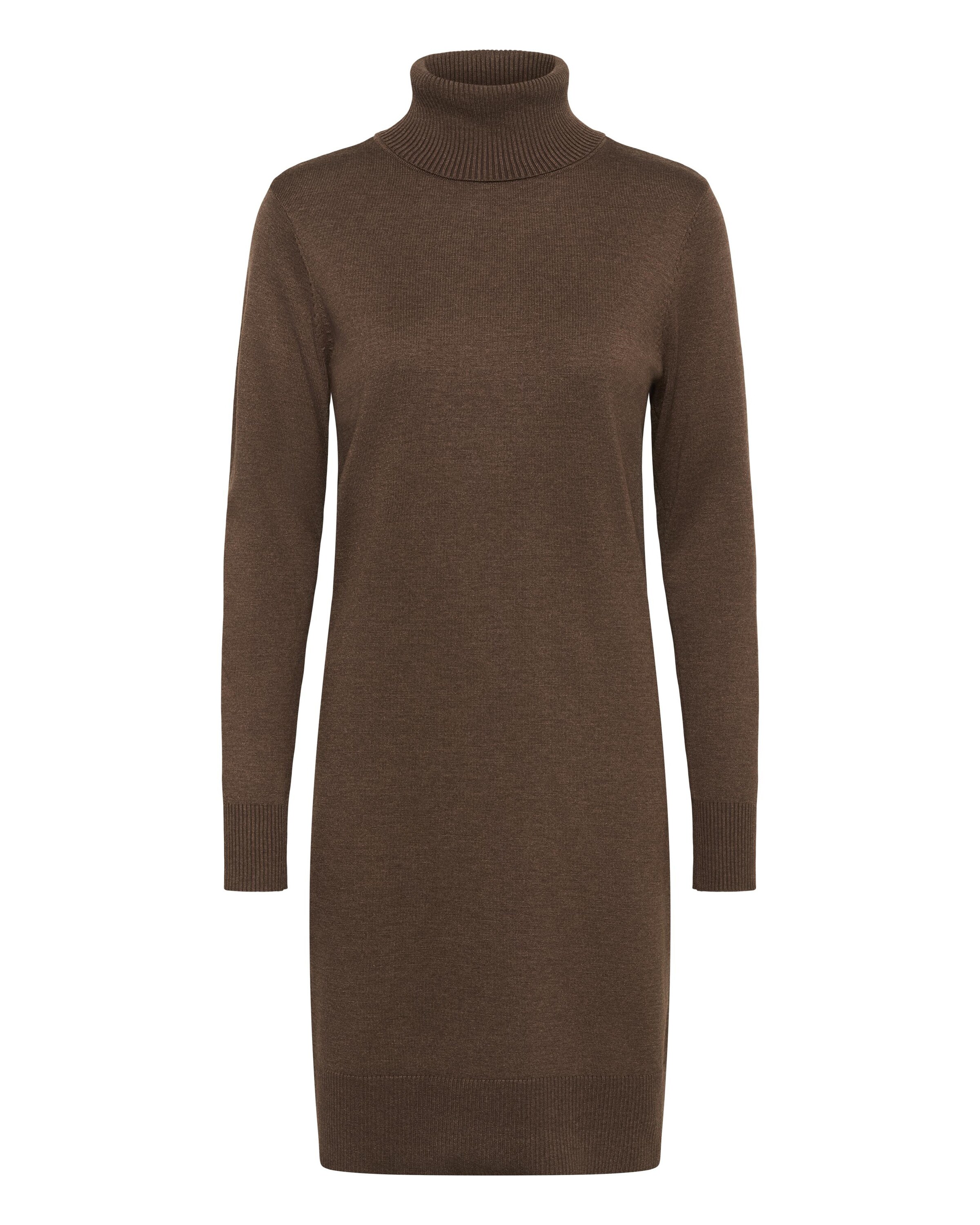 SAINT TROPEZ Vestido de punto 'Mila' en L en chocolate, Vista del producto