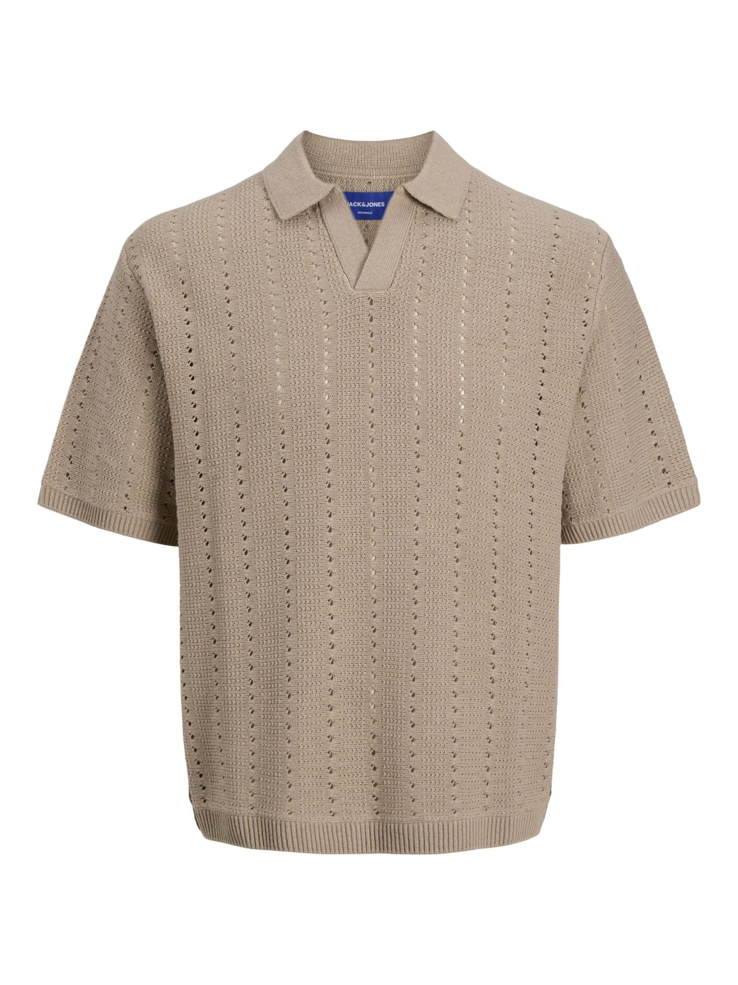 Pull-over JACK & JONES en beige : devant