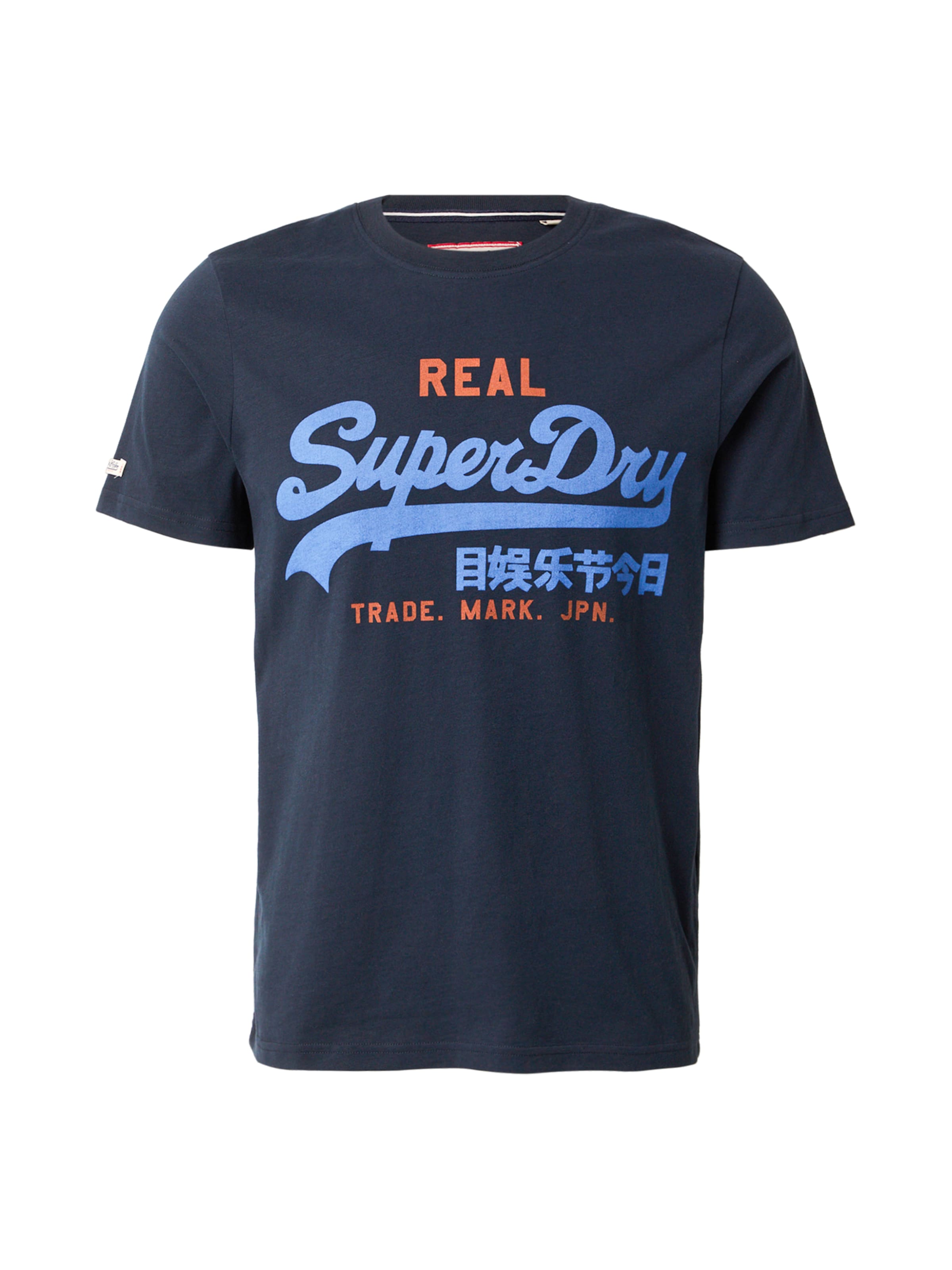 Superdry & Co Футболка в Синий: спереди