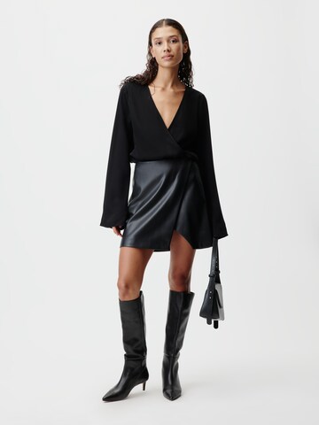 Body a camicia 'Dyliah' di LeGer by Lena Gercke in nero