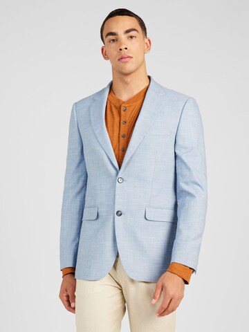 Coupe regular Veste de costume BURTON MENSWEAR LONDON en bleu : devant