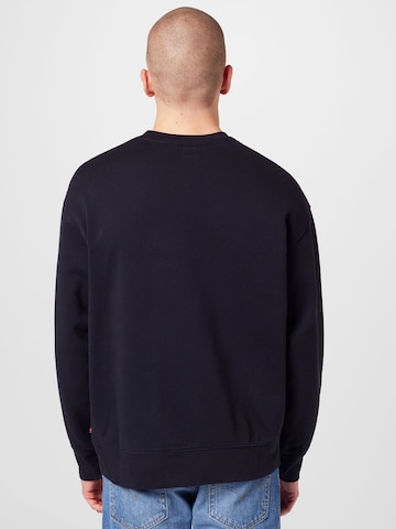 LEVI'S ®Sweater majica 'Relaxd Graphic Crew' - crna boja