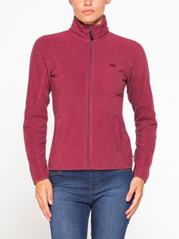 Carrera Jeans Sweatjacke 'High Neck'‌ in Rot