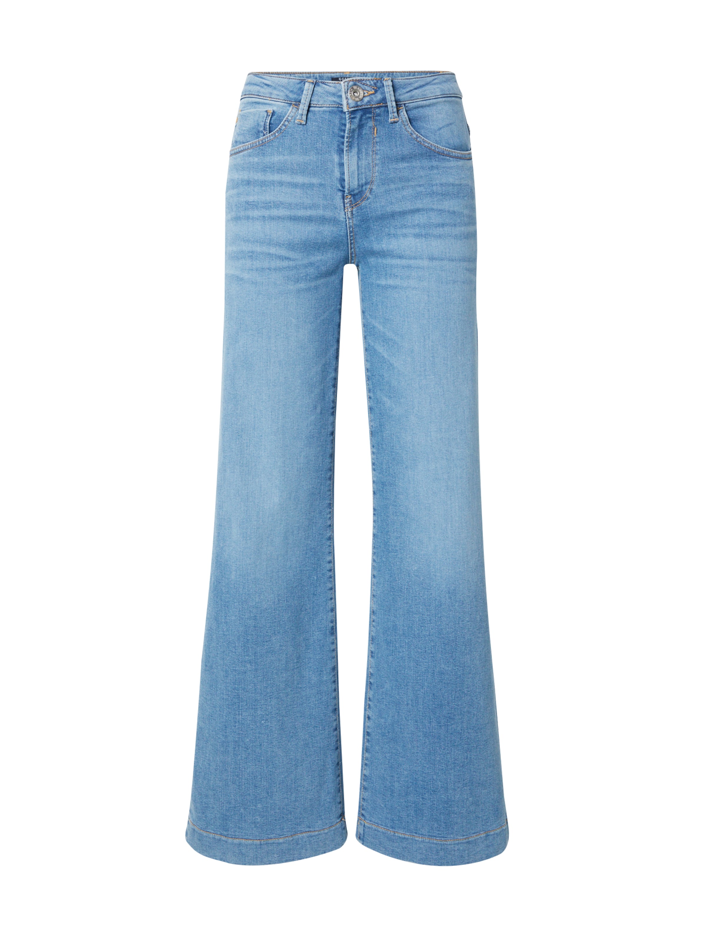 GARCIA Wide leg Jeans in Blue: front
