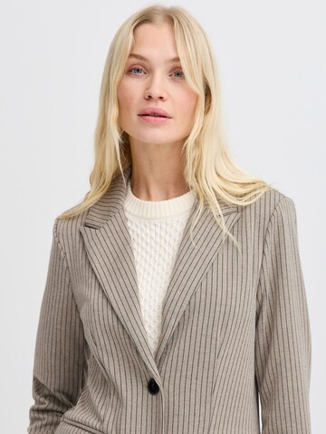 b.young - Blazer ' BYROWAN LONG BLAZER - ' en beige