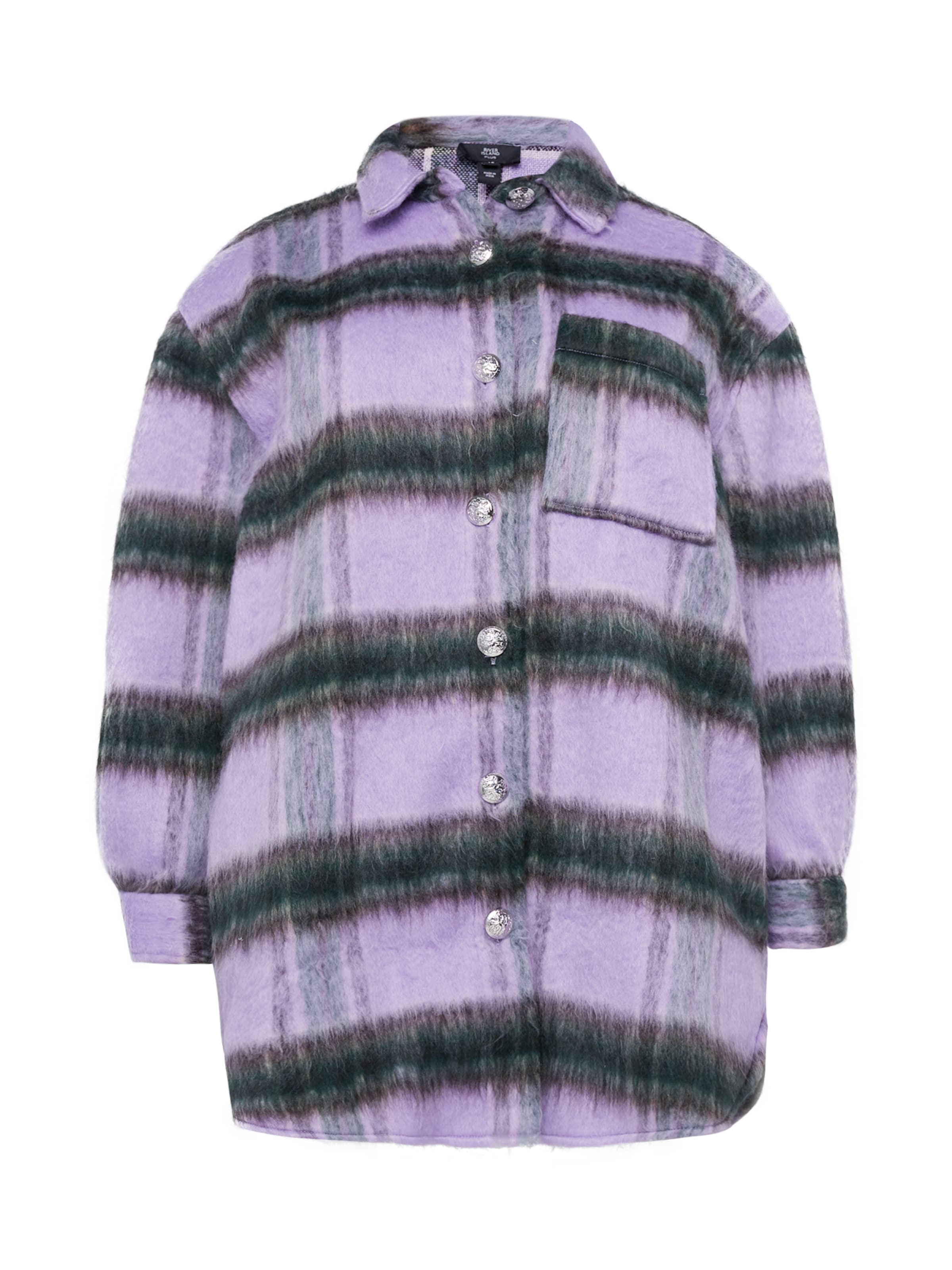 River Island Plus Prechodná bunda - Fialová: predná strana