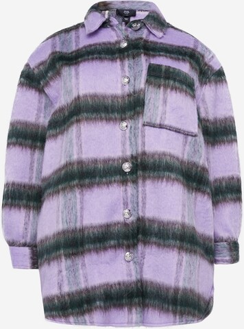 Veste mi-saison River Island Plus en violet : devant