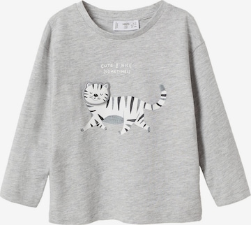 MANGO KIDS Shirt 'ANIMALS' in Grau: predná strana