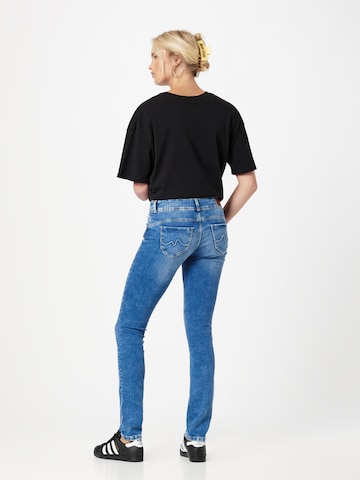 Coupe slim Jean 'NEW BROOKE' Pepe Jeans en bleu