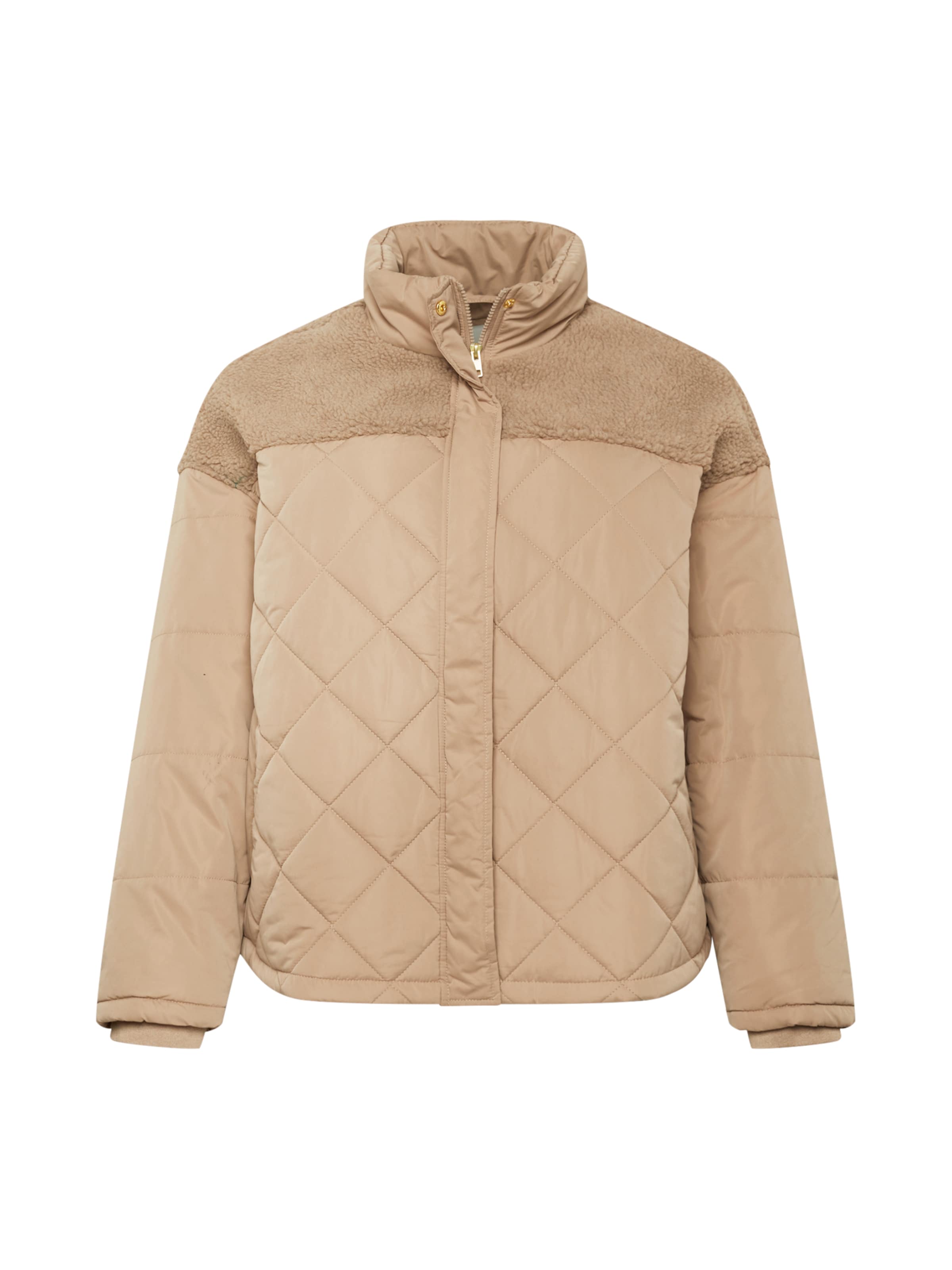 Urban Classics Демисезонная куртка в Бежевый: спереди