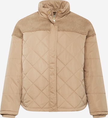 Urban Classics Between-Season Jacket in Beige: front