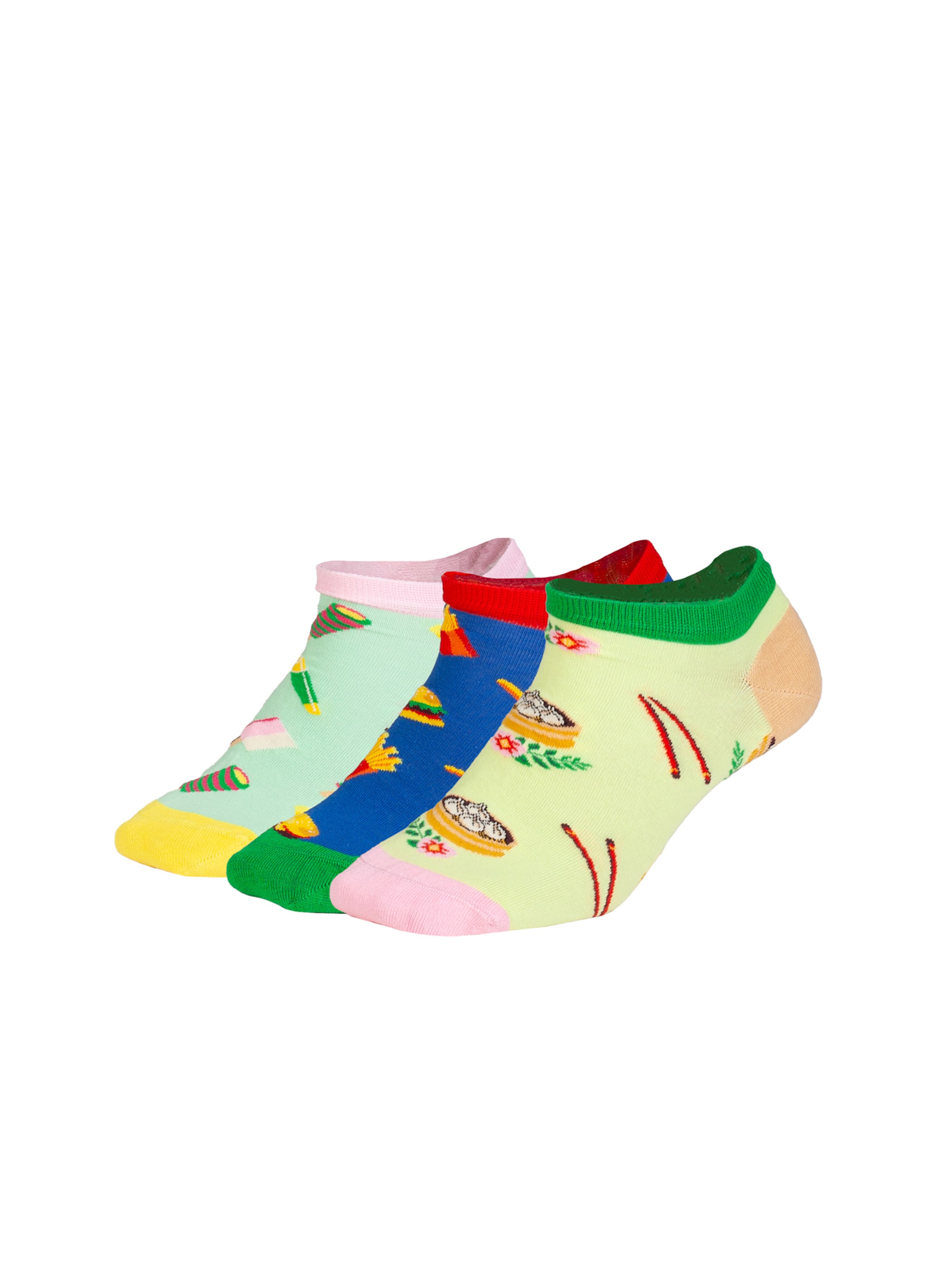 DillySocks Sokker 'Foodie Dreams' i blandingsfarvet: forside