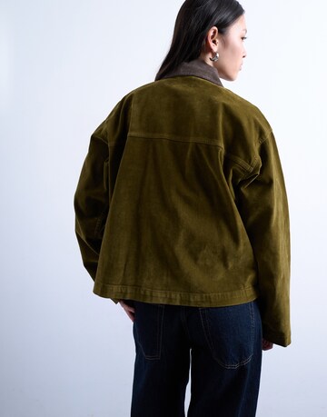 TOPSHOP Φθινοπωρινό και ανοιξιάτικο μπουφάν 'JULIANE' σε πράσινο