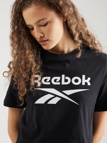 Reebok - Camisa funcionais 'IDENTITY' em preto