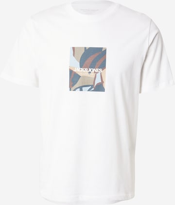 T-Shirt JACK & JONES en blanc : devant