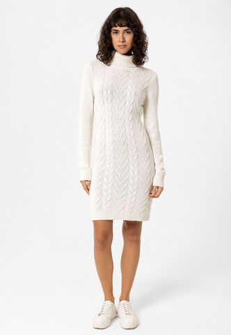 Abito in maglia di Moxx Paris in beige: frontale
