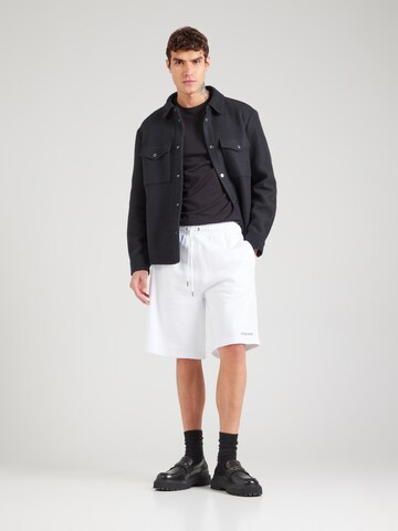 Loosefit Pantaloni di GUESS JEANS in bianco