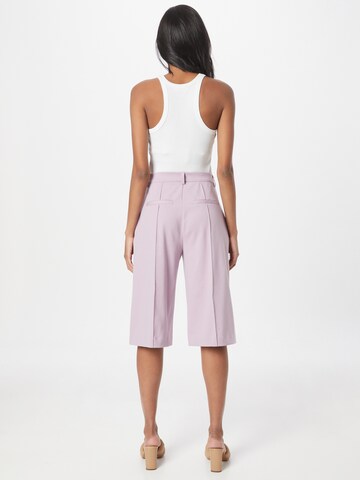 ICHI Wide leg Pants 'Monse' in Purple