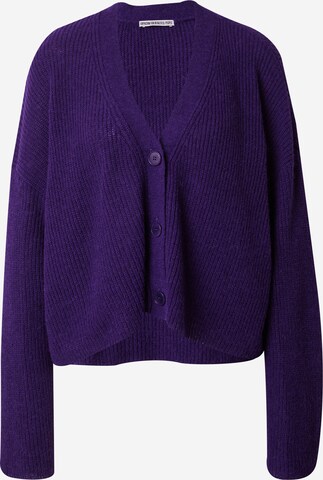 DRYKORN Knit Cardigan 'Savin' in Purple: front