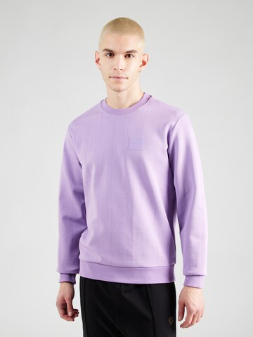 BOSSSweater majica 'Salbo' - ljubičasta boja: prednji dio