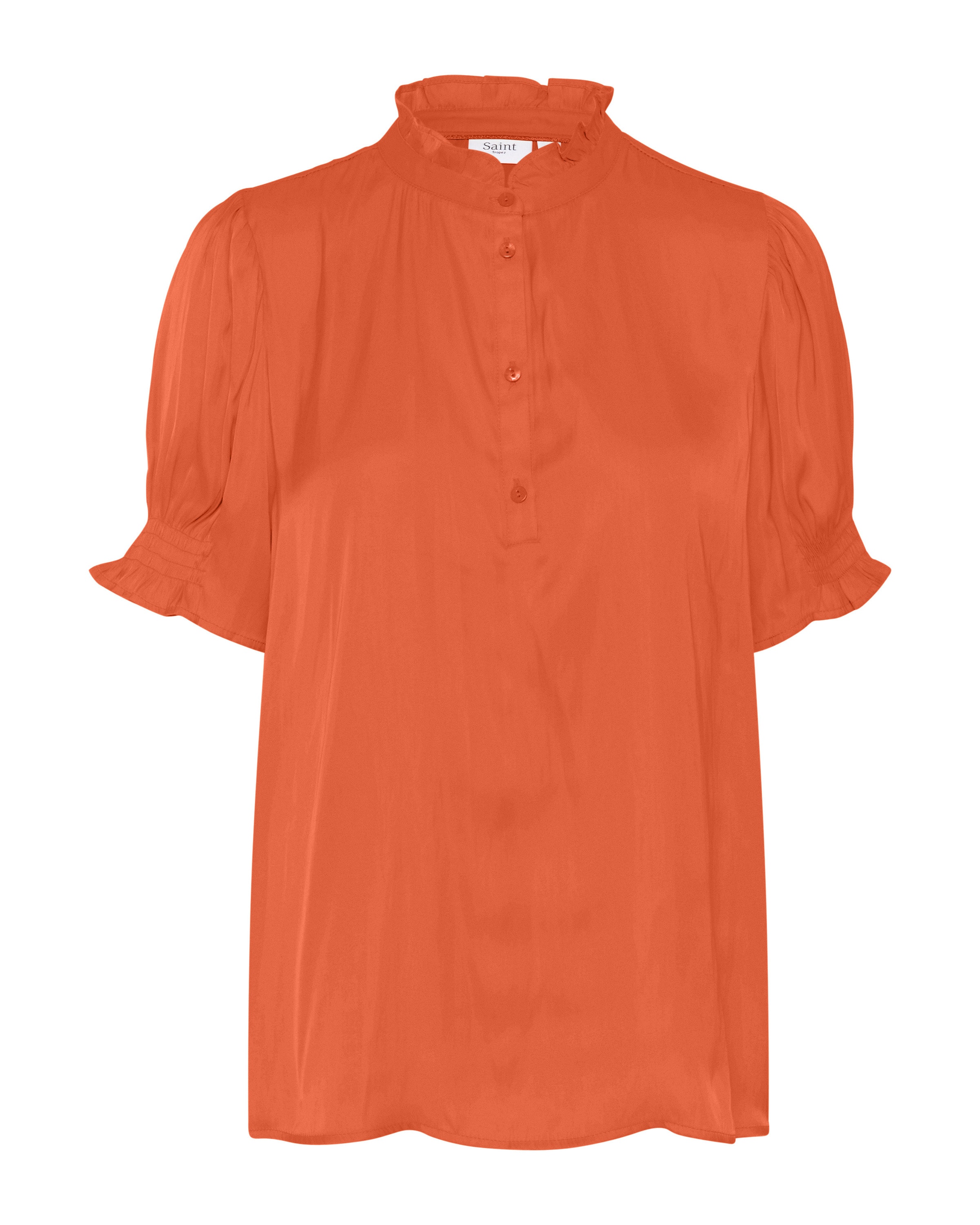 SAINT TROPEZ Bluse 'Veeni' in Orange: Vorderseite