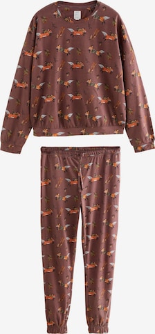 NextPidžama - smeđa boja: prednji dio