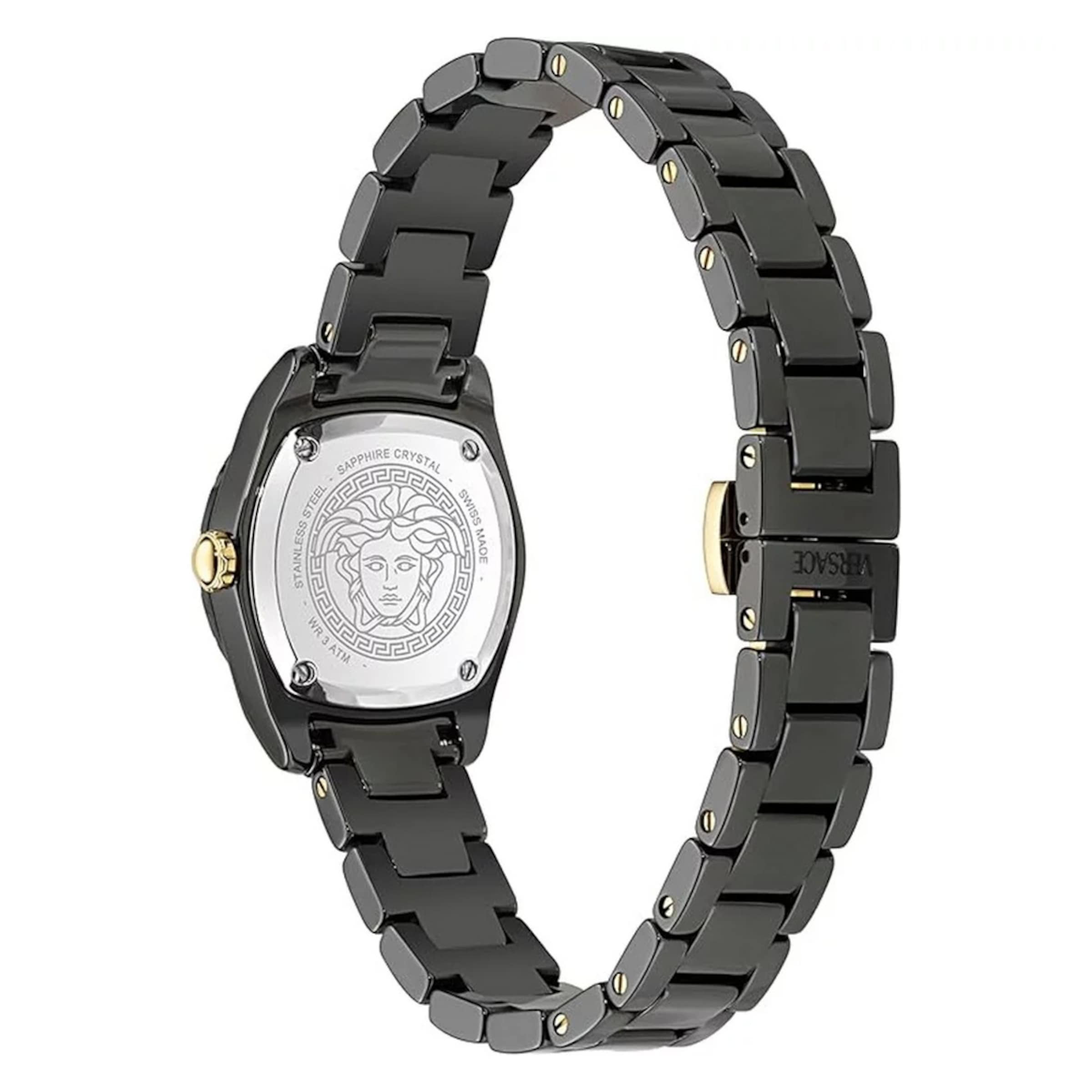 VERSACE Analog watch in Black