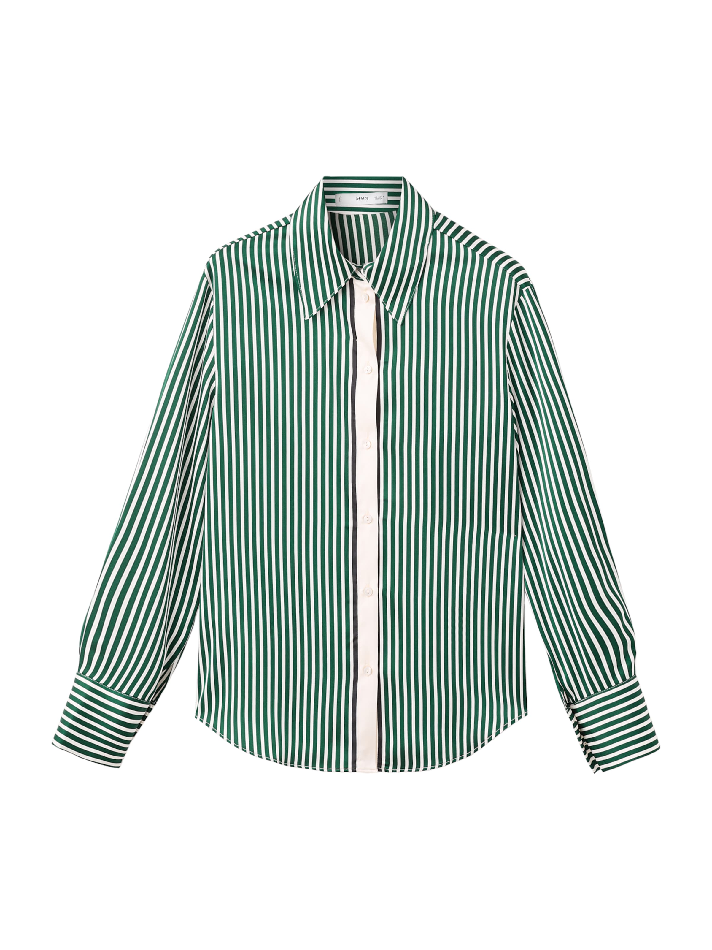 Camicia da donna 'MARGARET' di MANGO in verde: frontale