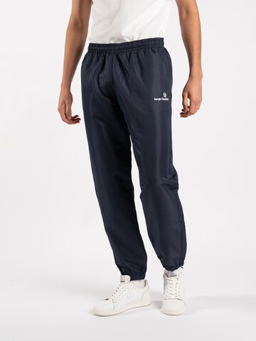 Sergio Tacchini Tapered Workout Pants 'Carson 021' in Blue: front