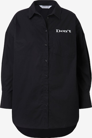 Studio Untold Bluse in Schwarz: Vorderseite