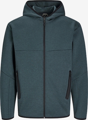 JACK & JONES Sweatjacke 'Fusion' in Blau: Vorderseite