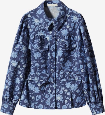 Veste mi-saison 'Palermo' MANGO en bleu : devant