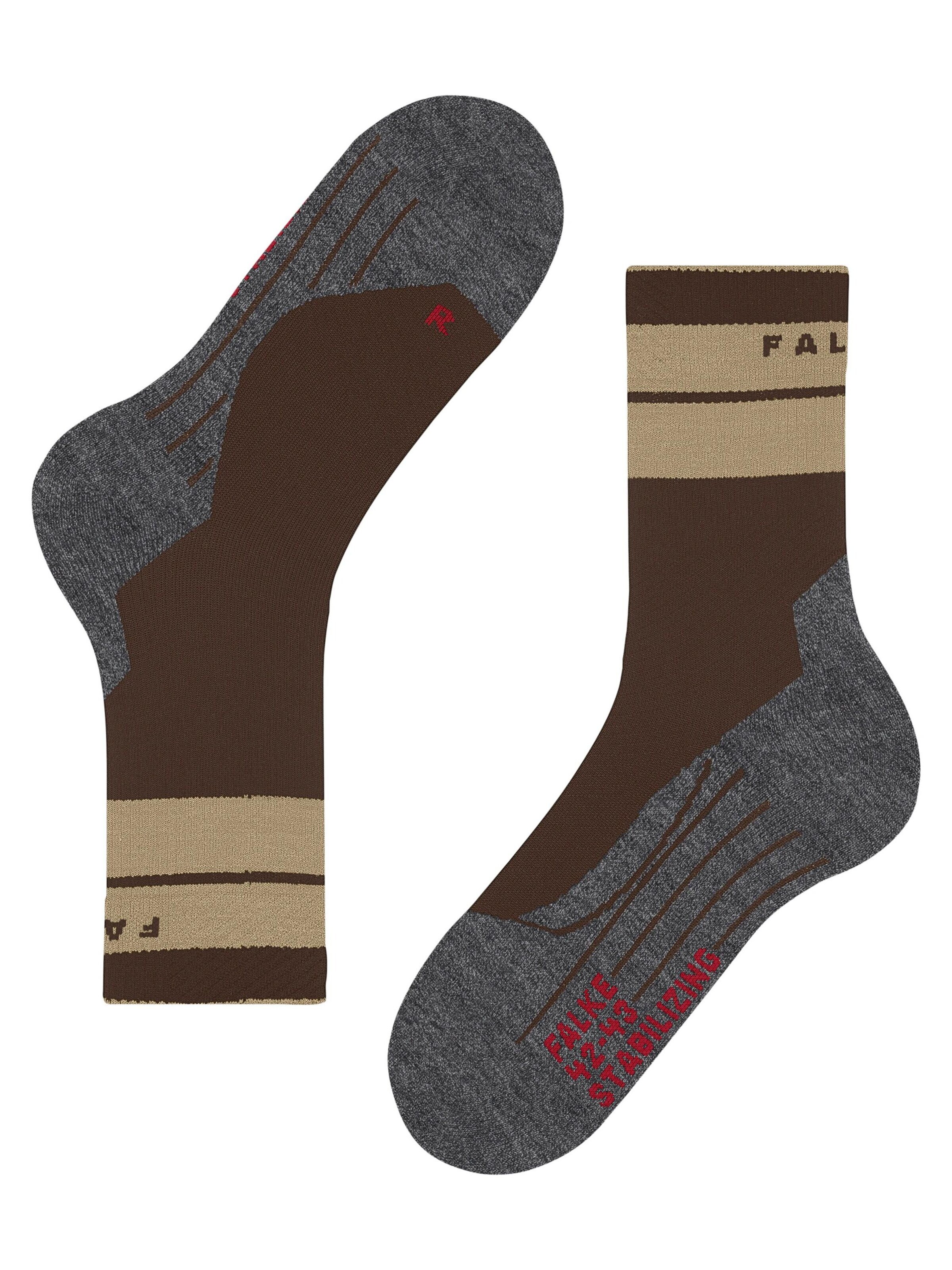 FALKE Sportsocken 'TK Compression Stabilizing'‌‌‌‌ in Braun