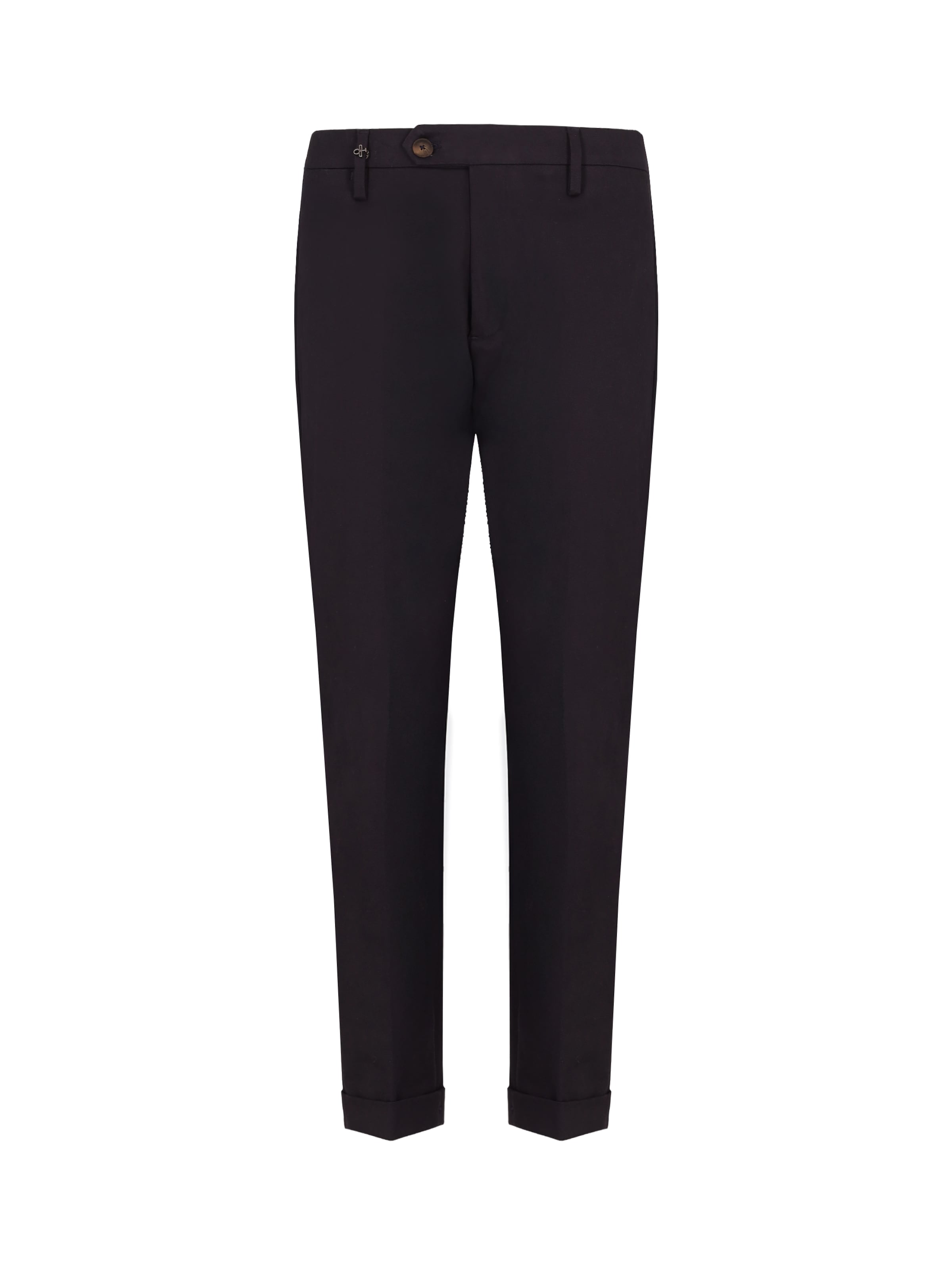 regular Pantaloni con piega frontale 'York T. Mantegna' di Distretto12 in blu: frontale