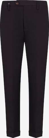 Pantaloni con piega frontale 'York T. Mantegna' di Distretto12 in blu: frontale