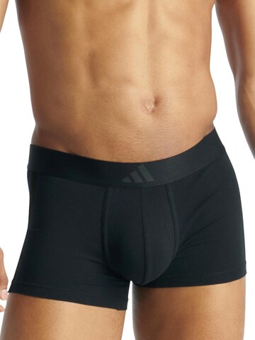 ADIDAS SPORTSWEAR Boxer shorts 'Active Flex Cotton 3 Stripes' in Black