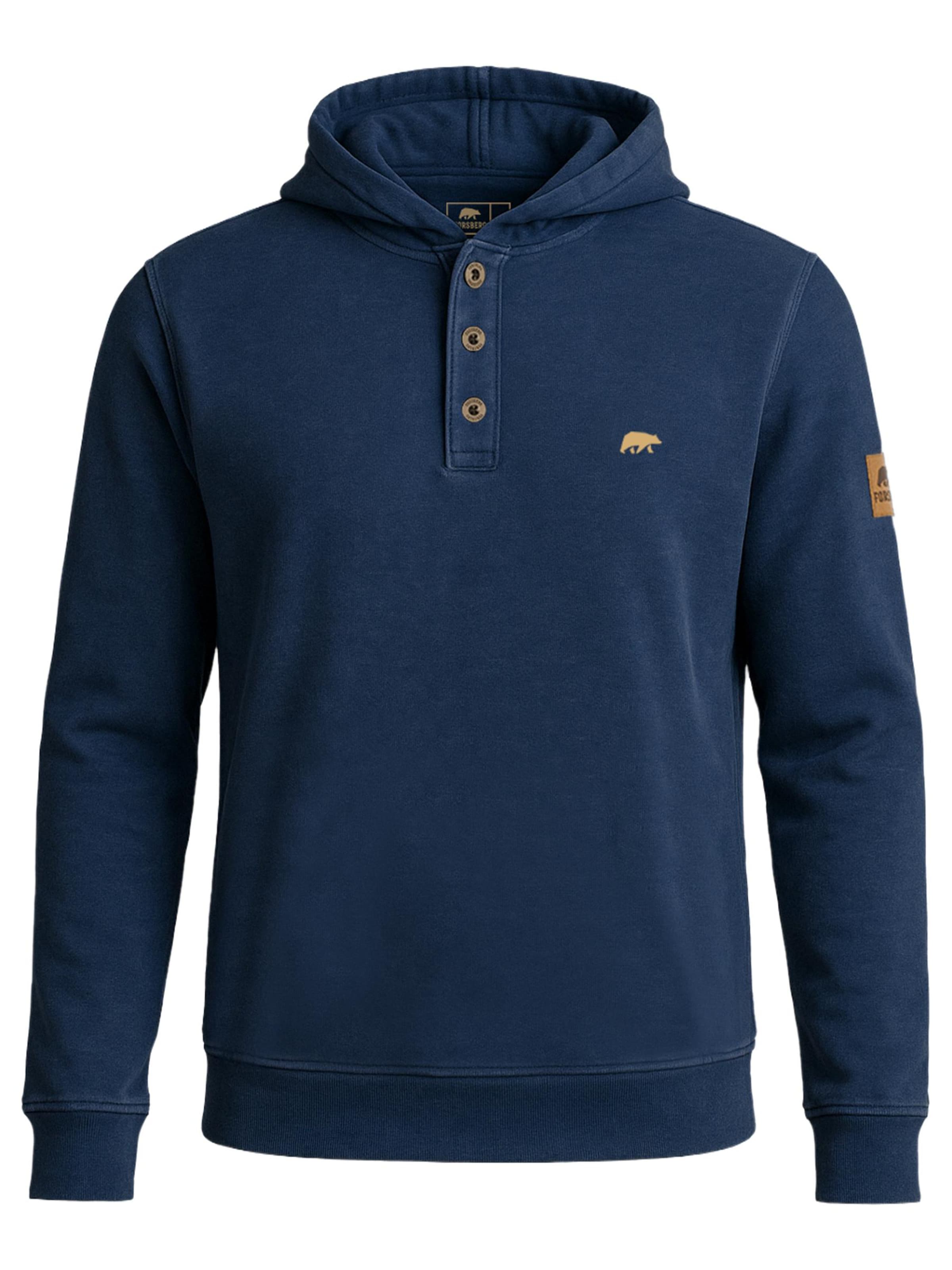 FORSBERG Sweatshirt 'Hoodie im Denim-Look' in S in Blue, Item view