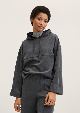 MANGO Sweatshirt 'Andrea' in Grey: front