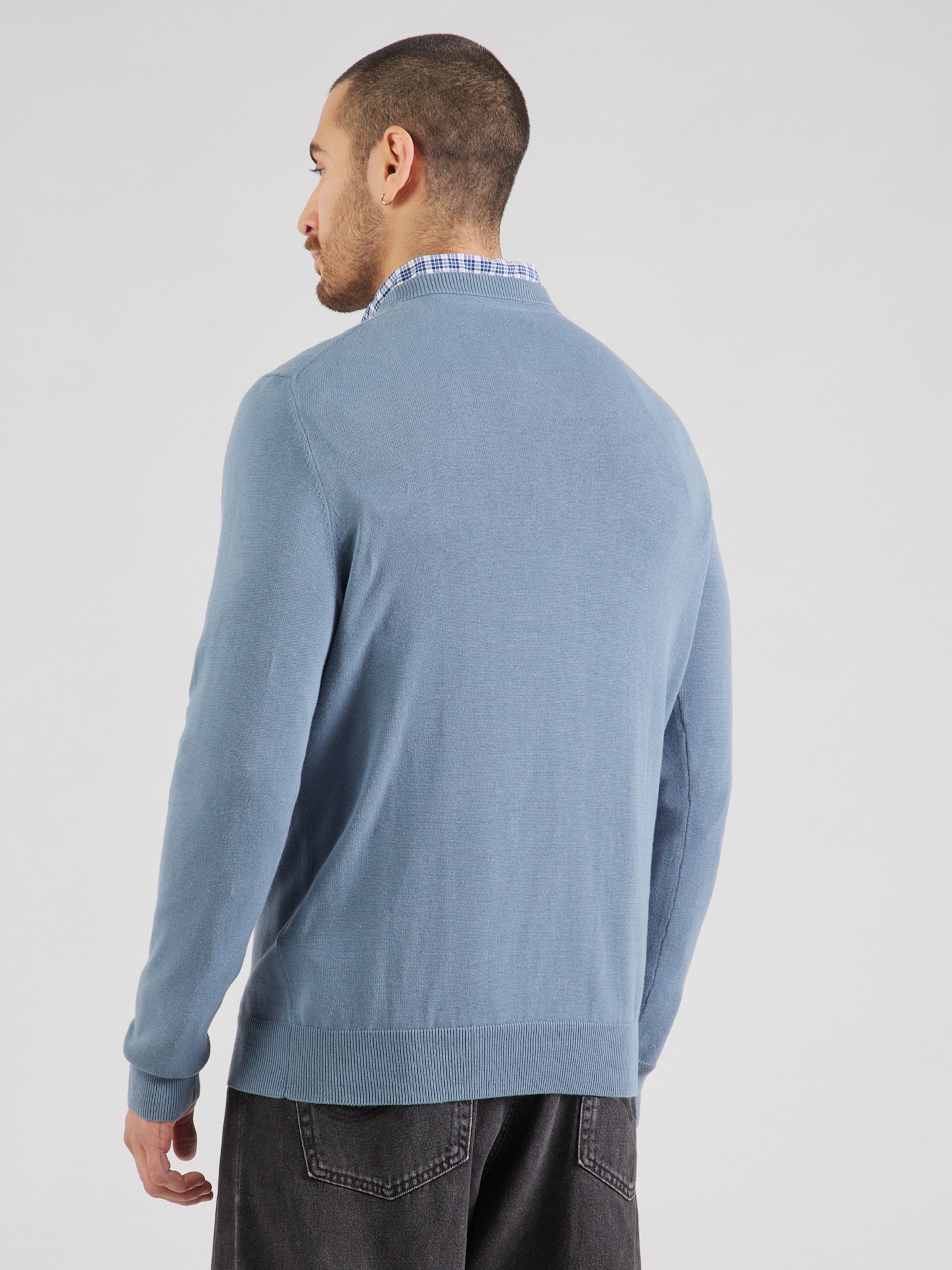 Lyle and scott light blue jumper hot sale