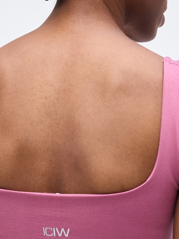 ICANIWILL Спортивный топ 'Smooth' в Лиловый