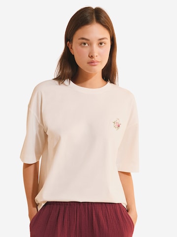 Camicia da notte 'Cilena' di ETAM in beige: frontale