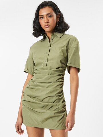 Misspap Shirt dress in Green: front