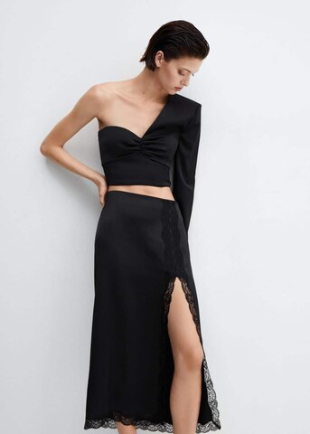 Jupe 'Lynch' MANGO en noir