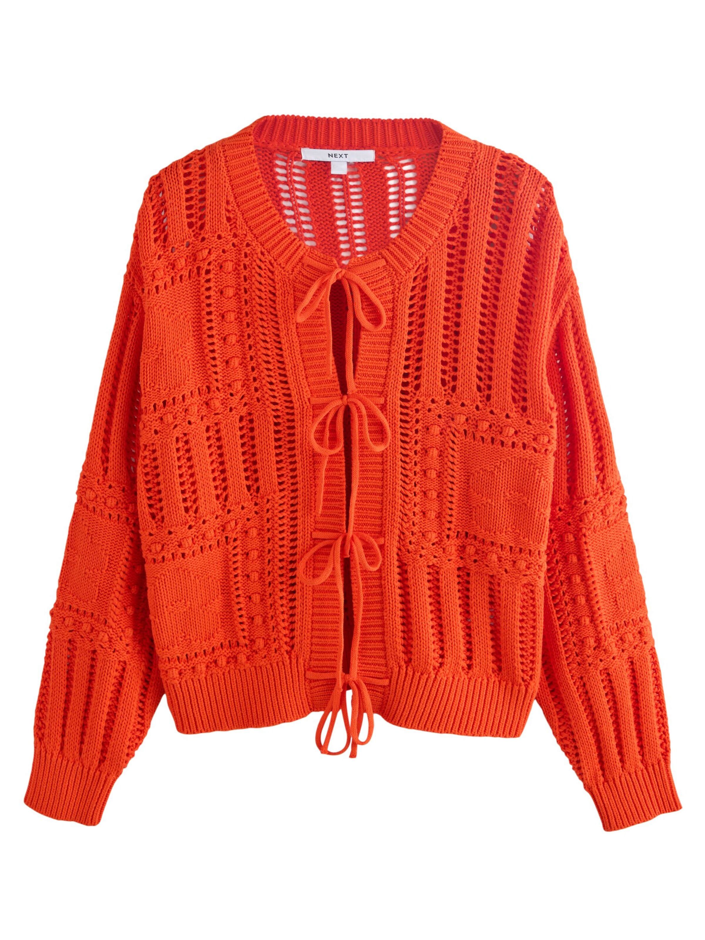 Next Strickjacke in Rot: Vorderseite