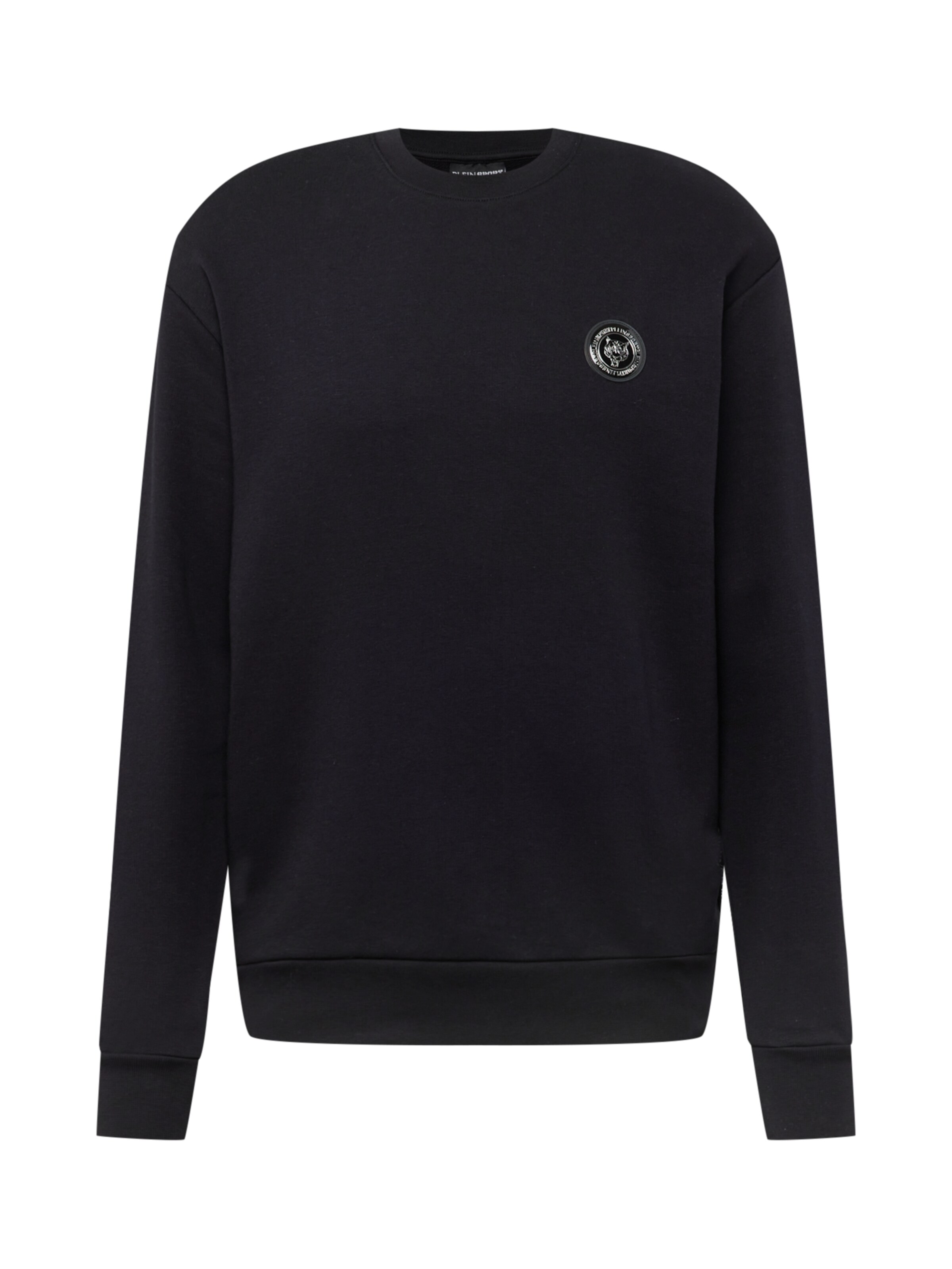 Plein Sport Sweatshirt 'Statement' in Black: front