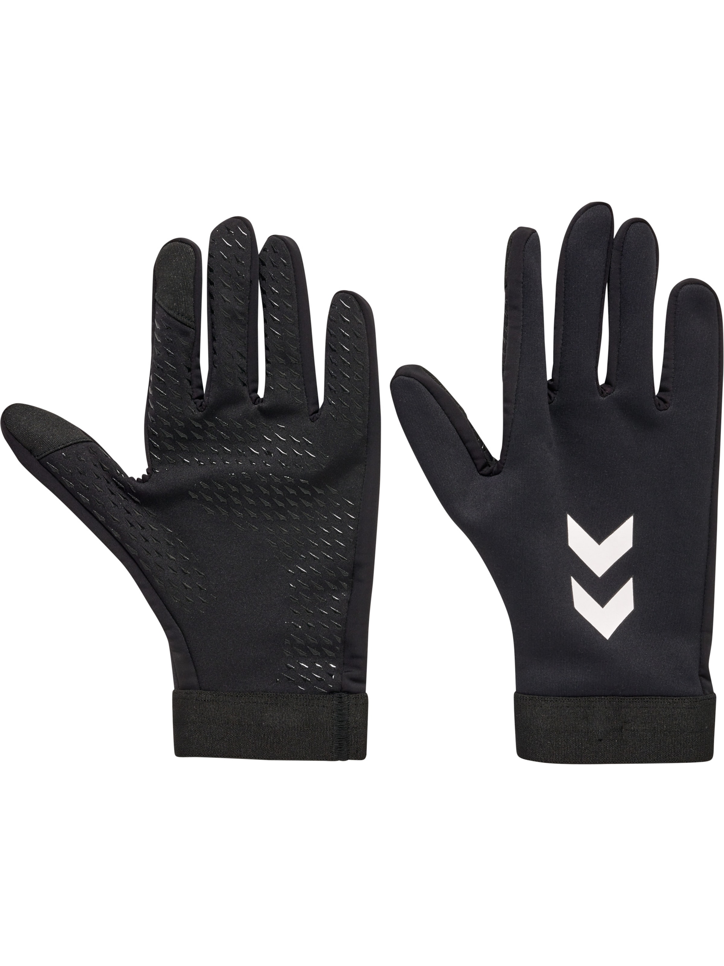 Gants de sport Hummel en noir : devant